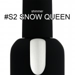 15ml, #s2 shimmer snow queen rubber base pohjageeli
