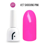 8ml, #27 shocking pink geelilakka