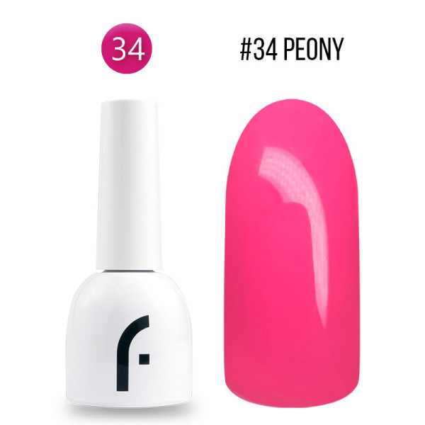 8ml, #34 peony geelilakka