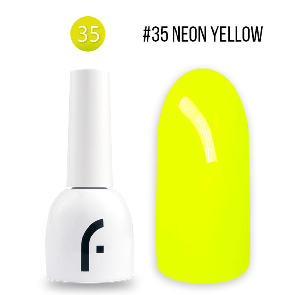 8ml, #35 neon yellow geelilakka