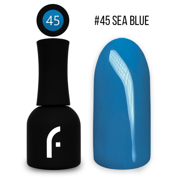 15ml, #45 sea blue geelilakka