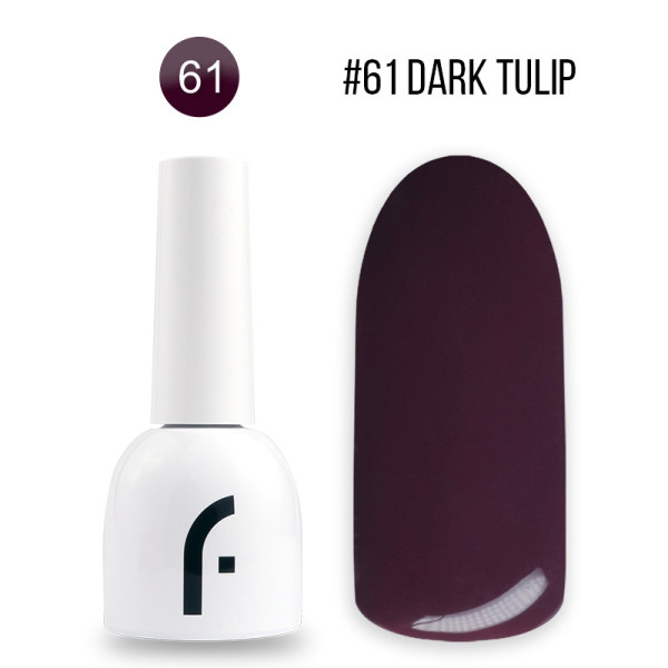 8ml, #61 dark tulip geelilakka