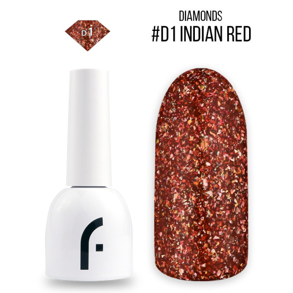 8ml, #D1 indian red geelilakka