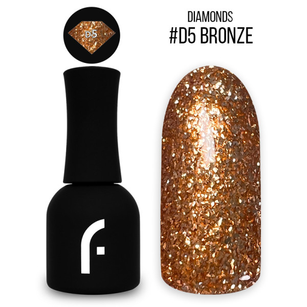 15ml, #D5 bronze geelilakka