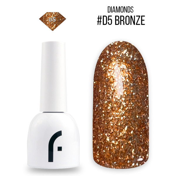 8ml, #D5 bronze geelilakka