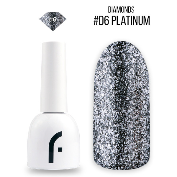 8ml, #D6 platinum geelilakka