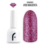 8ml, #D8 magenta geelilakka