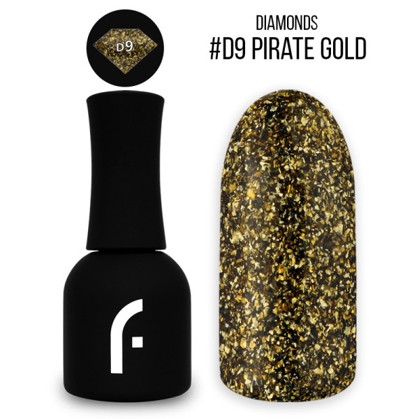15ml, #D9 pirate gold geelilakka