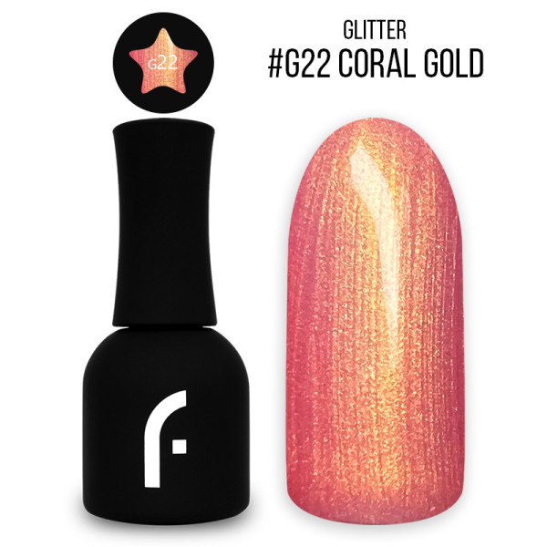 15ml, #G22 coral gold