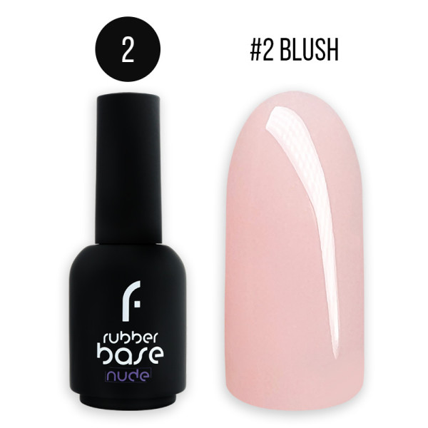 15ml, #2 blush rubber base pohjageeli